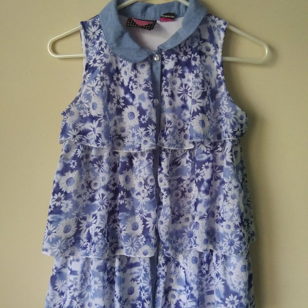 Forever me floral tank top size 12🐞